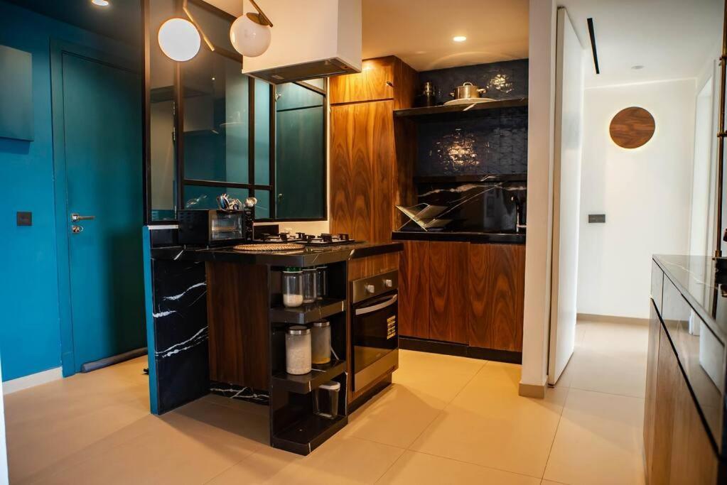 Luxueux Appart Hivernage Avec Vue Sur L"Atlas Marakeş Dış mekan fotoğraf