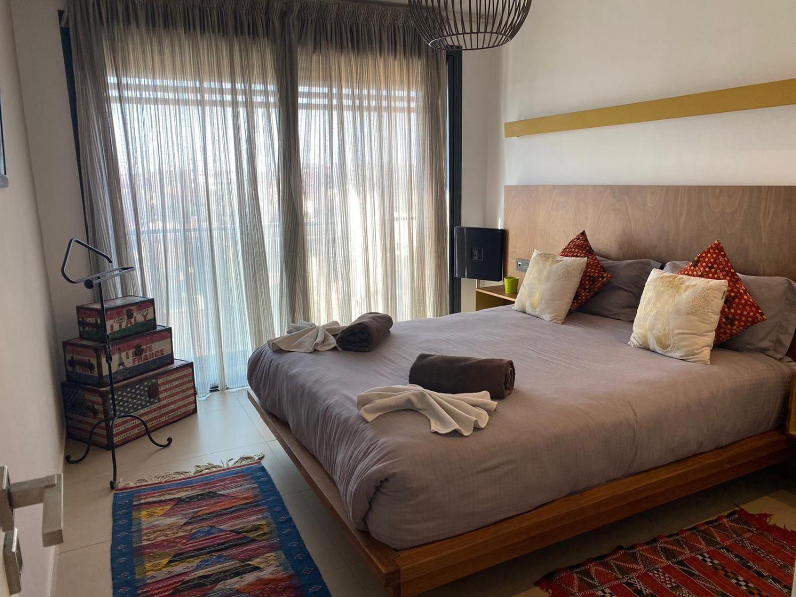 Luxueux Appart Hivernage Avec Vue Sur L"Atlas Marakeş Dış mekan fotoğraf