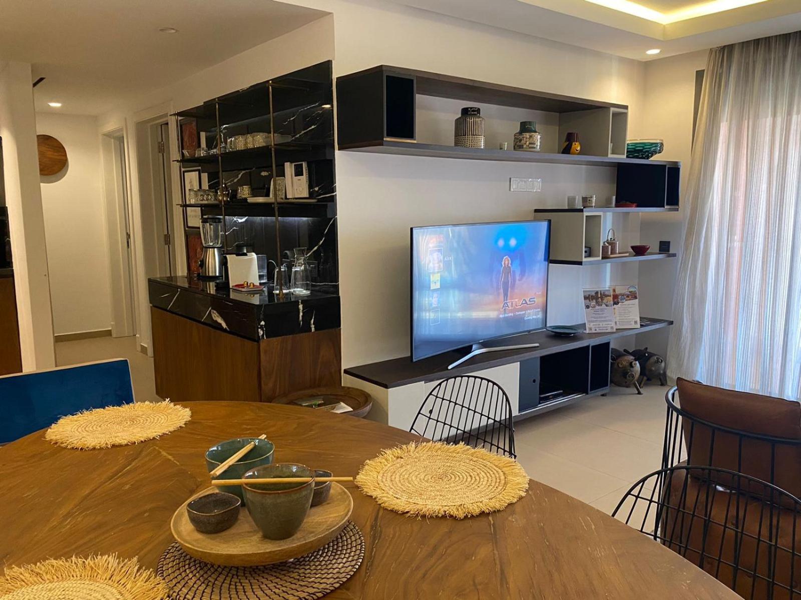 Luxueux Appart Hivernage Avec Vue Sur L"Atlas Marakeş Dış mekan fotoğraf