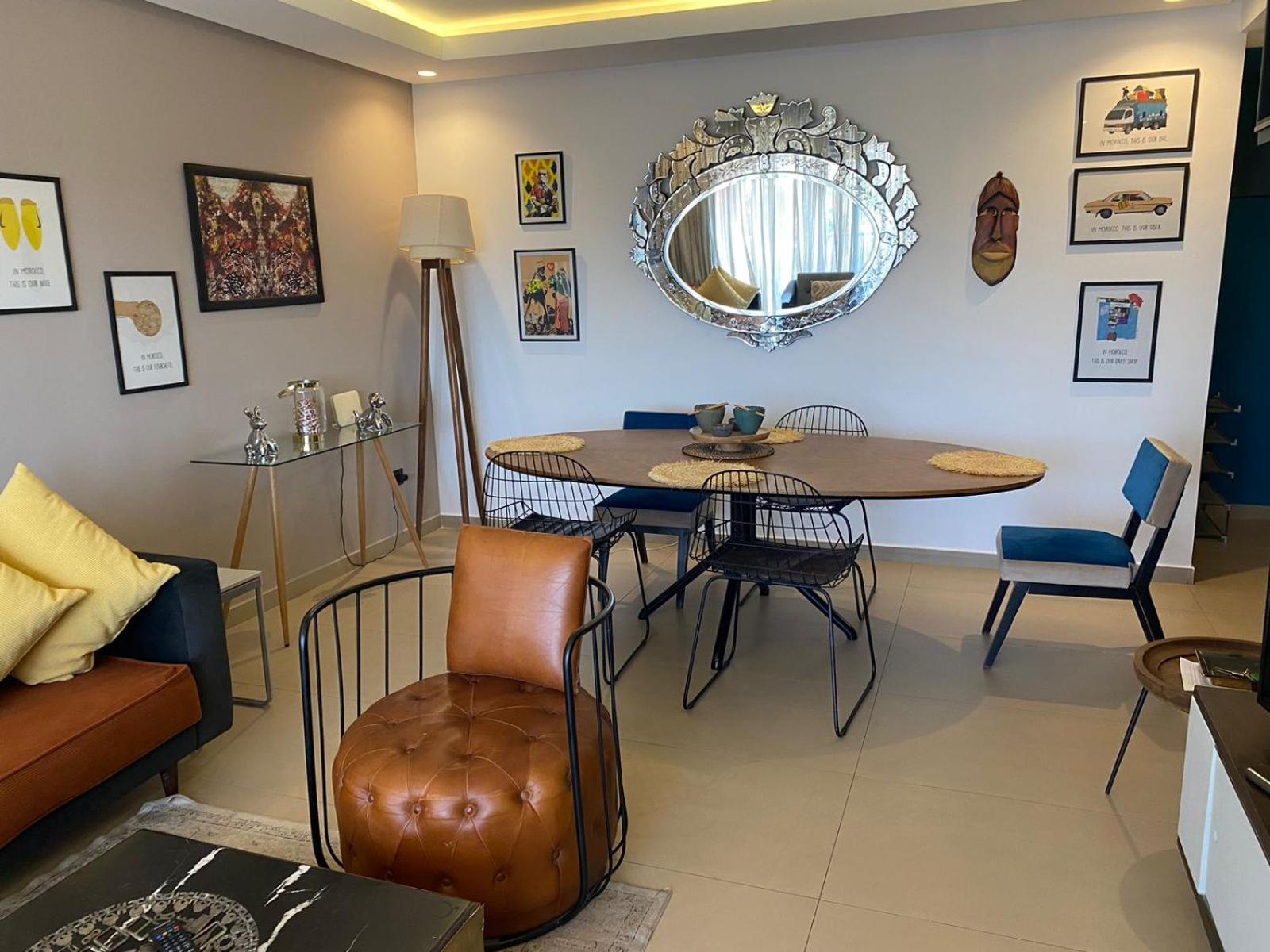 Luxueux Appart Hivernage Avec Vue Sur L"Atlas Marakeş Dış mekan fotoğraf